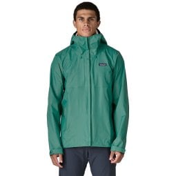 Patagonia Torrentshell 3L Rain Jacket Herren Regenjacke Gem Green frontale Ansicht