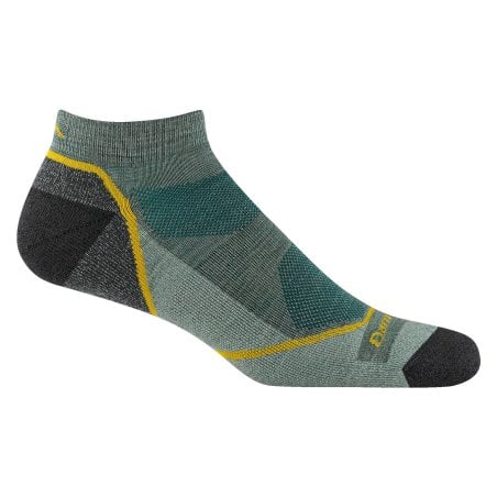 Darn Tough Light Hiker No Show Socke in der Farbe Seafoam