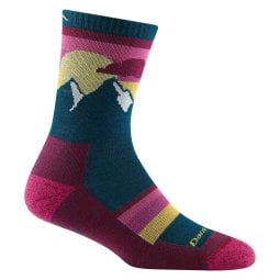 Darn Tough Sunset Ledge Micro Crew Socke Damen Dark Teal