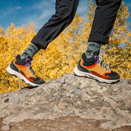 Darn Tough Hike Hike Hut Micro Crew Socke Herren Wandersocken im Einsatz