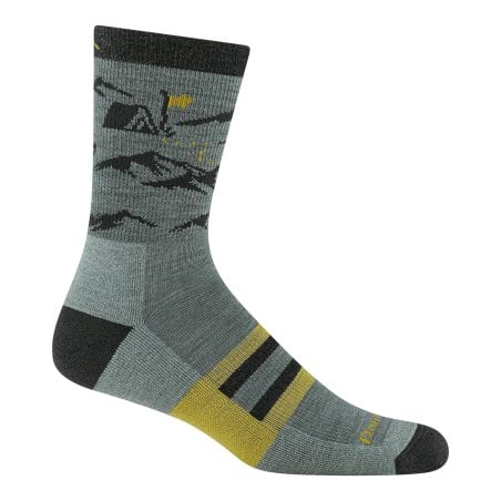 Darn Tough Hike Hike Hut Micro Crew Socke für Herren in der Farbe Seafoam