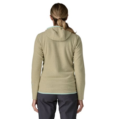 Damen Fleecejacke Patagonia R1 Air Full-Zip Hoody Damen in der Farbe Weathered Stone Rückansicht