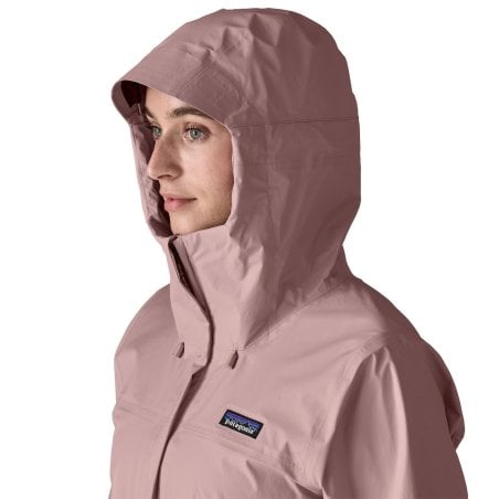 Patagonia Torrentshell 3L Rain Jacket Damen QVLT Detailansicht Kapuze