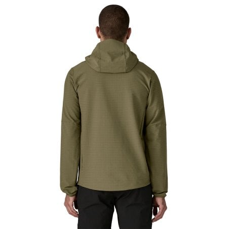 Patagonia R1 TechFace Hoodie Fleecejacke Herren Rückansicht