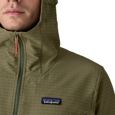 Patagonia R1 TechFace Hoodie Fleecejacke Männer mit hoch schließendem Kragen