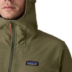 Patagonia R1 TechFace Hoodie Fleecejacke Männer mit hoch schließendem Kragen