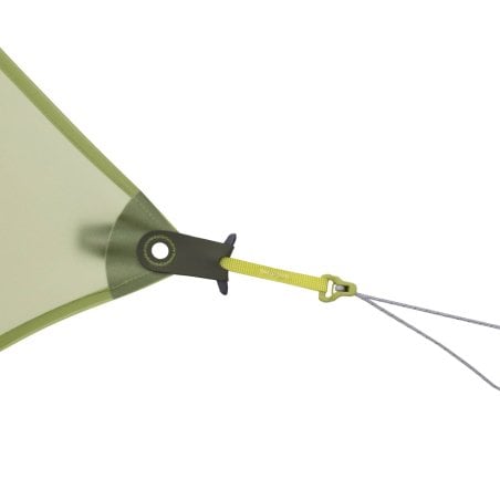 Detailansicht Abspannungen des ultraleichten Sea to Summit Minimalist Tarps