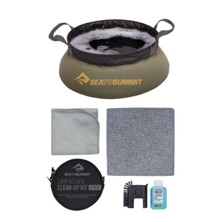 Sea to Summit Camp Kitchen Clean Up Kit Geschirrspülset mit umfangreichem Zubehör