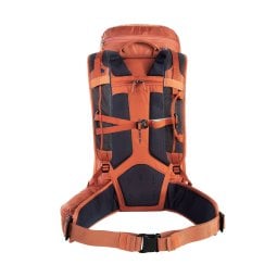 Tragesystem am Tatonka Norix 34 Rucksack Red Earth mit Reißverschluss für den direkten Zugriff