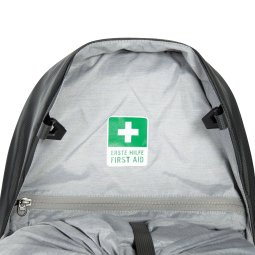 Tatonka Norix 34 Rucksack Unterseite Deckelfach mit Erste-Hilfe Zeichen
