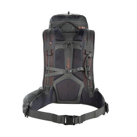 Tatonka Norix 27 Tagesrucksack Titan Grey Rückansicht mit Tragesystem und rückseitigem Zugriff aufs Hauptfach