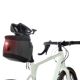 Tatonka Bike Saddle Bag M Fahrradtasche mit Halterung zum Befestigen einer Fahrradlampe