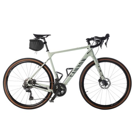 Tatonka Bike Saddle Bag M Fahrradtasche beispielhafte Position im Bikepacking Setup