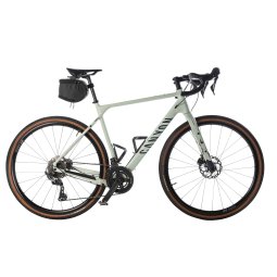 Tatonka Bike Saddle Bag M Fahrradtasche beispielhafte Position im Bikepacking Setup