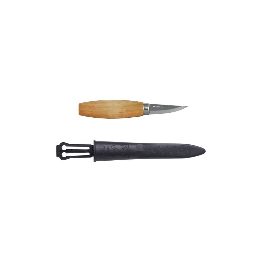 Morakniv Wood Carving 120 Schnitzmesser mit stabiler Hülle