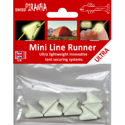 Swiss Piranha Leinenspanner Glow in the dark verpackt für 1-3 mm Schnüre