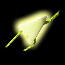Illustration wie die Swiss Piranha Leinenspanner Glow in the dark im Dunkeln leuchten