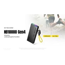 Nitecore NB10000 Gen4 Powerbank mit den wichtigsten Features