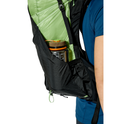 Seitentasche am Rab Syclon XP 38ND wasserdichter Rucksack Damen