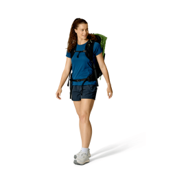Rab Syclon XP 38ND wasserdichter Rucksack Damen getragen Frontansicht