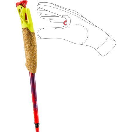Leki Ultratrail FX.One SL Trailrunning Stöcke mit Einhakfunktion für separat erhältliche Handschuhe