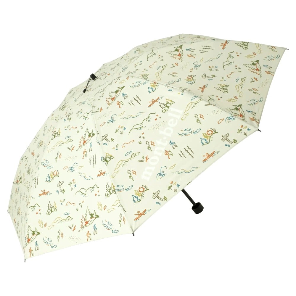 Montbell Print Trekking Umbrella 55 Farbe #2 mit Landschaftsmotiven