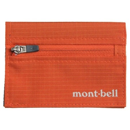 Montbell Trail Wallet ultraleichtes Portemonnee in Orange Red