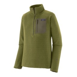 Patagonia R1 Air Zip-Neck Fleece Pullover in der Farbe Caper Green