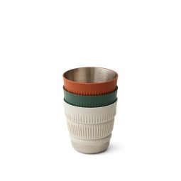mehrere Sea to Summit Detour Collapsible Mugs ineinander gestapelt