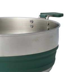 Sea to Summit Detour Collapsible Pot 3l innere Ansicht der Griffbefestigung