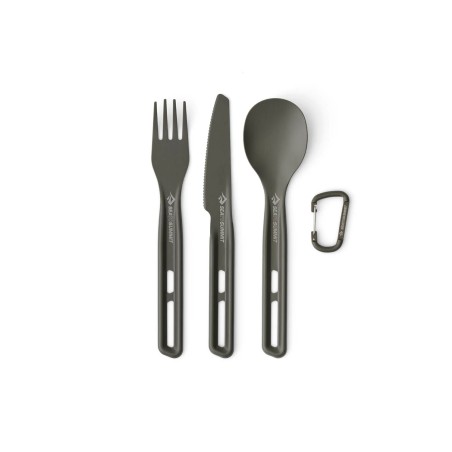 Sea to Summit Frontier UL Cutlery Set 3pc mit Messer, Gabel, Löffel und Karabiner