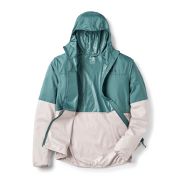 Rab Windgather Hoody Softshelljacke vorne geöffnet