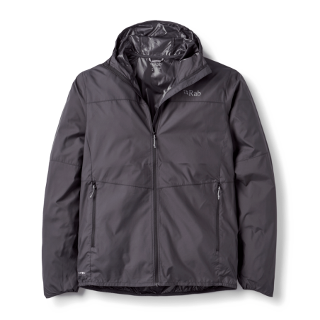 Rab Windgather Hoody Softshelljacke in Farbe Black