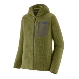 Patagonia R1 Air Full-Zip Hoody in der Farbe Caper Green