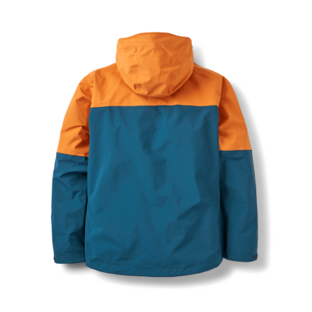 Rab Firewall Regenjacke 3-Lagen Hardshell Dark Melba/Tempest Blue Rückseite