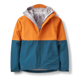 Rab Firewall Regenjacke 3-Lagen Hardshell Dark Melba/Tempest Blue
