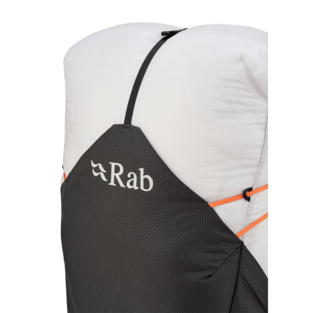 Rab Syclon XP 40 wasserdichter Rucksack Black/Dark Pewter mit Kompressionsriemen