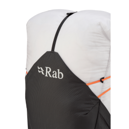 Rab Syclon XP 40 wasserdichter Rucksack Black/Dark Pewter mit Kompressionsriemen