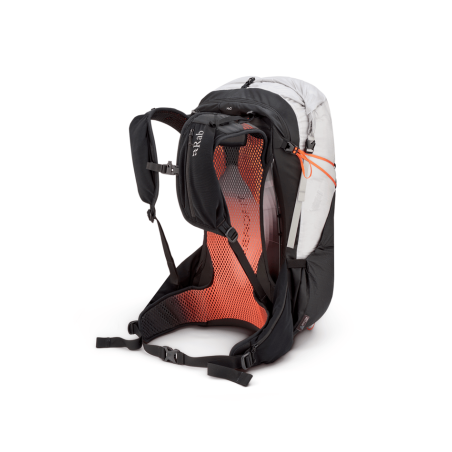 Rab Syclon XP 40 wasserdichter Rucksack Black/Dark Pewter Rückseite