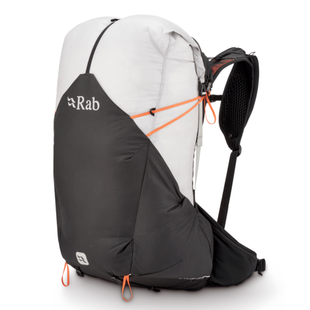 Rab Syclon XP 40 wasserdichter Rucksack Black/Dark Pewter