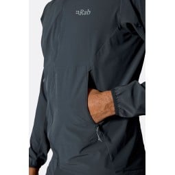 Rab Borealis Hoody Softshelljacke mit Reißverschlusstaschen