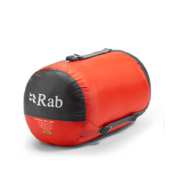 Rab Radeon -6 Kunstfaserschlafsack Packsack liegend