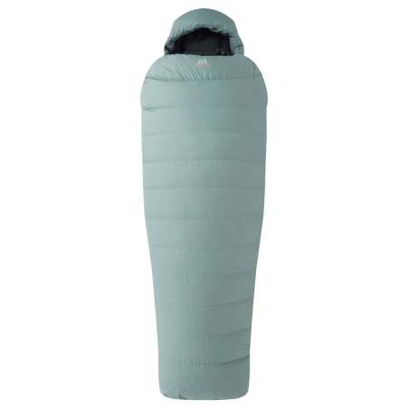 Mountain Equipment Classic 550 Daunenschlafsack aufrecht abgebildet
