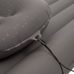 Exped Ultra Pillow Kopfkissen Größe M Farbe Greygoose mit seitlichen Schlaufen und Befestigungsband