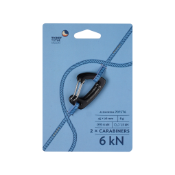 Ticket to the Moon Lightest Carabiner 2er Pack mit Verpackung