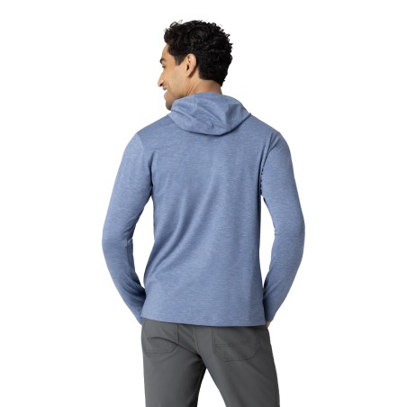 Outdoor Research ActiveIce Spectrum Sun Hoodie Ascent Blue Heather Rückansicht