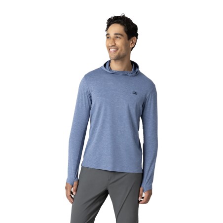 Outdoor Research ActiveIce Spectrum Sun Hoodie Ascent Blue Heather Frontansicht