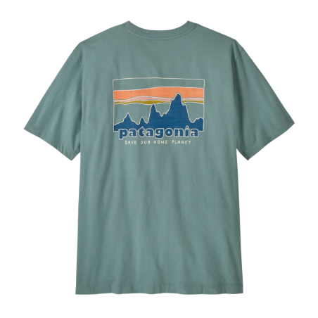 Patagonia '73 Skyline Organic T-Shirt Blue Sage