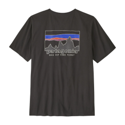 Patagonia '73 Skyline Organic T-Shirt Black
