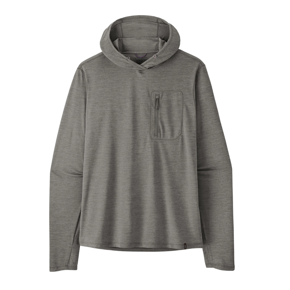 Patagonia Capilene Cool Sun Hoody in Forge Grey - Noble Grey X-Dye